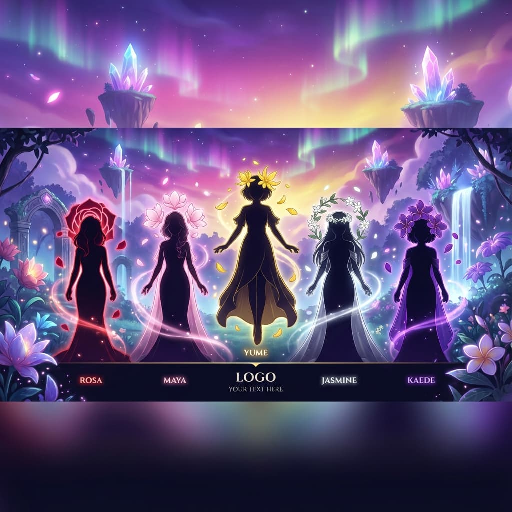 The Five Flower Queens of Floraverse