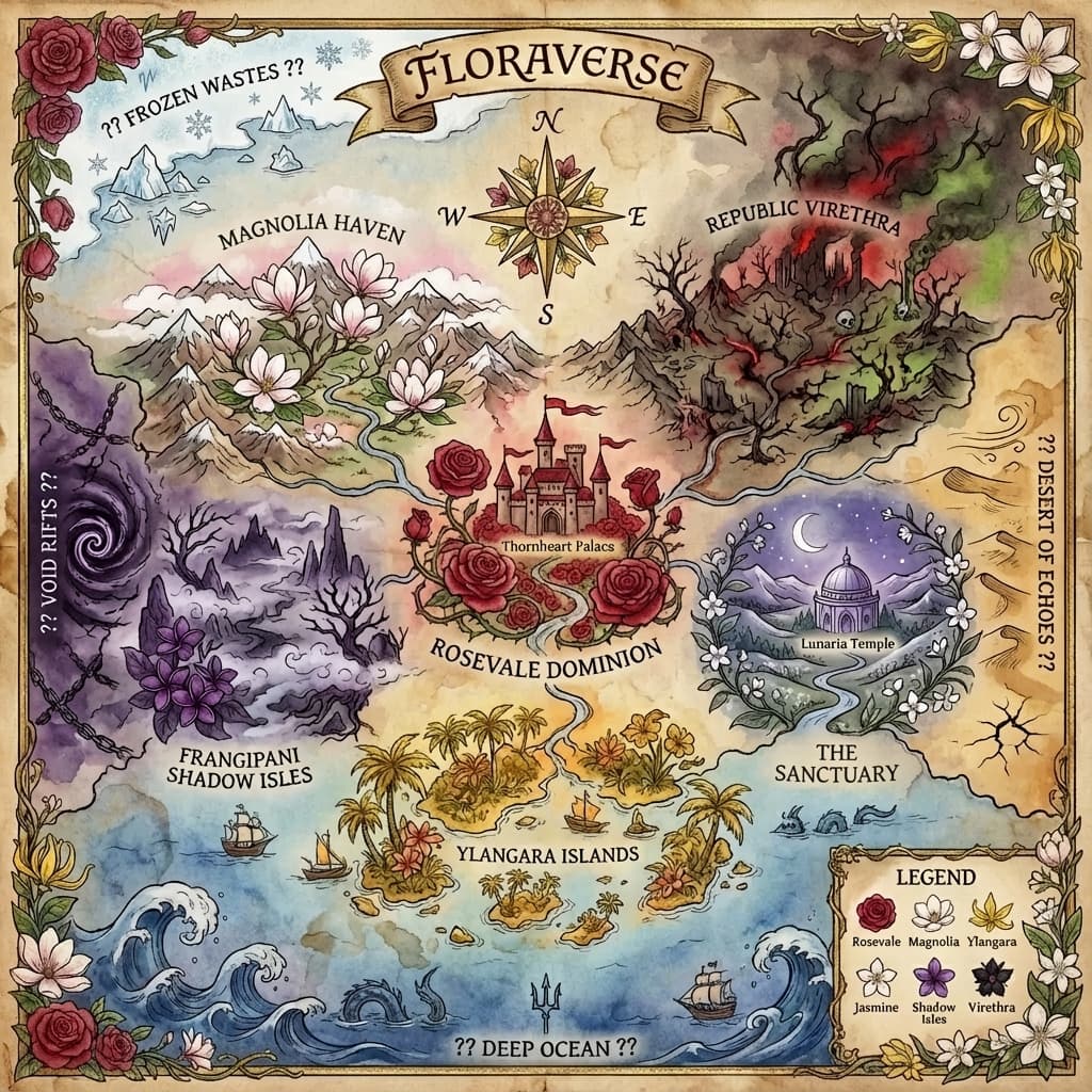 Floraverse World Map